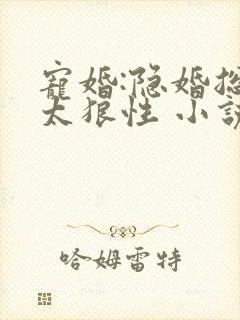 宠婚:隐婚总裁太狼性 小说