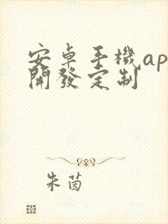 安卓手机app开发定制