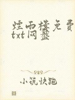 烟雨楼免费下载txt网盘封面