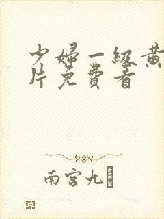 少妇一级黄色淫片免费看