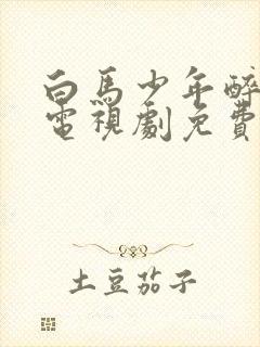 白马少年醉春风电视剧免费观看高清在线