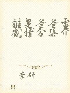 谁是爸爸电视剧剧情分集介绍