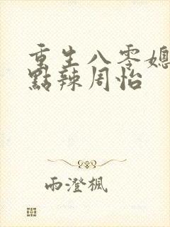 重生八零媳妇有点辣周怡