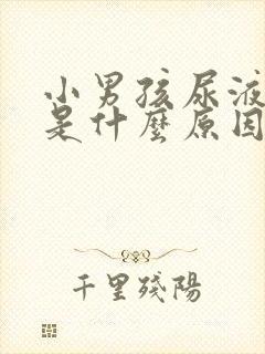 小男孩尿液发红是什么原因引起的