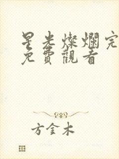 星光灿烂完整版免费观看