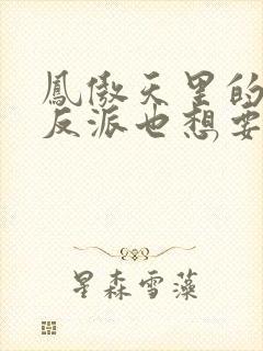 凤傲天里的黄毛反派也想要幸福小说