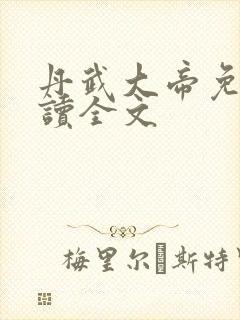 丹武大帝免费阅读全文封面