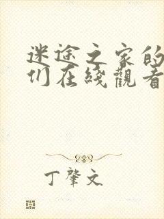 迷途之家的姐姐们在线观看免费版