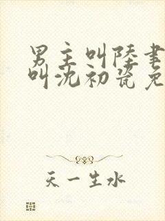 男主叫陆聿女主叫沈初瓷免费阅读