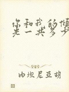 你和我的倾城时光一共多少集