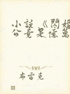 小说 《闪婚老公竟是亿万总裁》