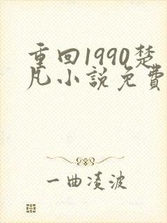 重回1990楚凡小说免费阅读