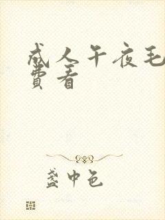 成人午夜毛片免费看