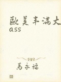 欧美丰满大屁股ass