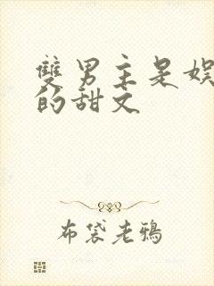 双男主是娱乐圈的甜文