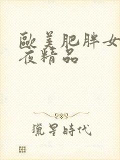 欧美肥胖女人午夜精品