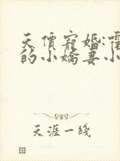 天价宠婚:霍总的小娇妻小说免费阅读