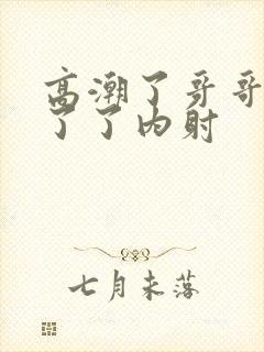 高潮了哥哥受不了了内射