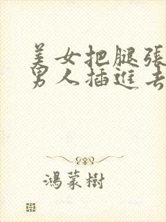 美女把腿张开让男人插进去