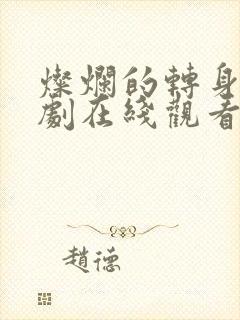 灿烂的转身电视剧在线观看高清完整免费