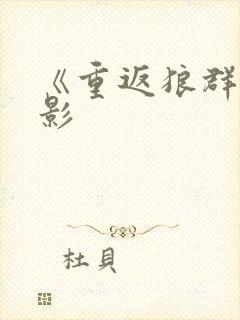 《重返狼群》电影