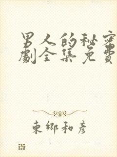 男人的秘密电视剧全集免费观看