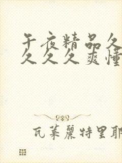 午夜精品久久久久久久爽懂色