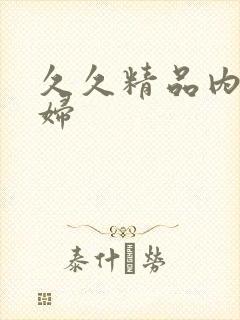 久久精品内射少妇