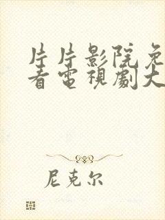 片片影院免费观看电视剧大全