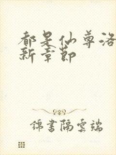 都是仙尊洛尘最新章节