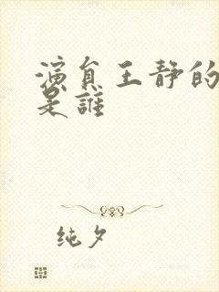 演员王静的丈夫是谁