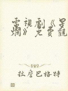 电视剧《星汉灿烂》免费观看