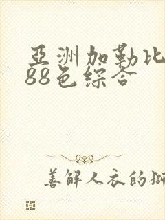 亚洲加勒比久久88色综合