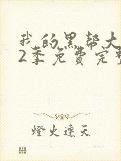 我的黑帮大佬第2季免费完整版