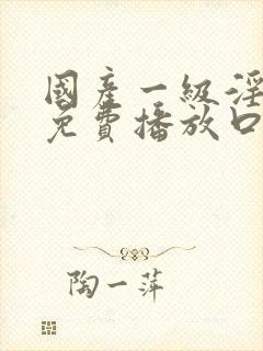 国产一级淫片a免费播放口之封面