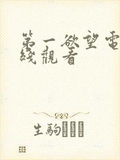 第一欲望电影在线观看