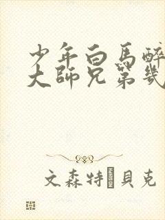 少年白马醉春风大师兄第几集出现的