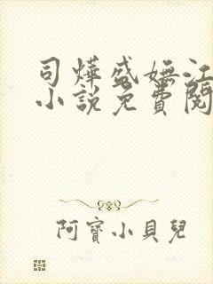 司烨盛妩江枕鸿小说免费阅读