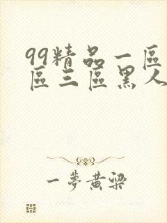99精品一区二区三区黑人