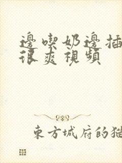 边吃奶边插下面很爽视频