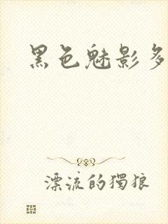 黑色魅影多少钱封面