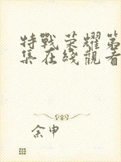 特战荣耀第17集在线观看封面