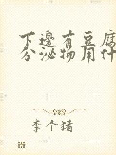 下边有豆腐渣的分泌物用什么药