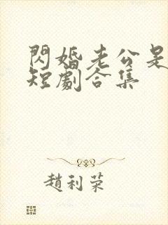 闪婚老公是豪门短剧合集