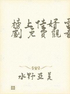 榜上佳婿 电视剧 免费观看封面