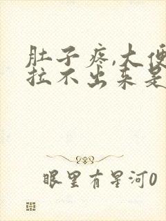 肚子疼,大便又拉不出来是什么原因封面