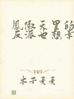 凤傲天里的黄毛反派也想幸福txt