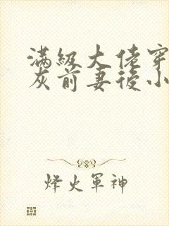 满级大佬穿成炮灰前妻后小说电子版txt封面