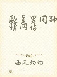 欧美男同帅哥激情网站