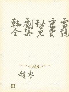 韩剧秘密电视剧全集免费观看